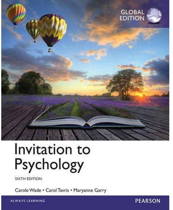 Generic Invitation to Psychology, Global Edition