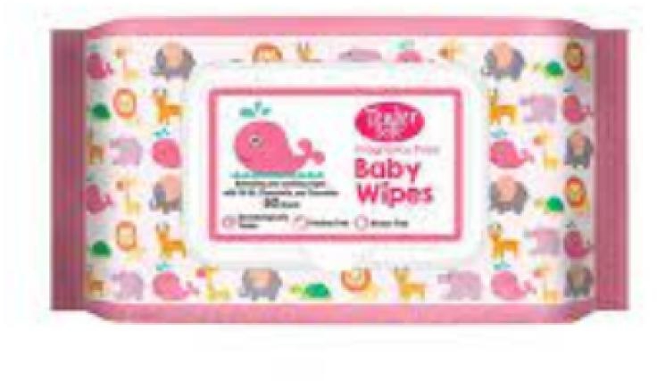 TENDER SOFT FRAGRANCE-FREE BABY WIPES 80'S