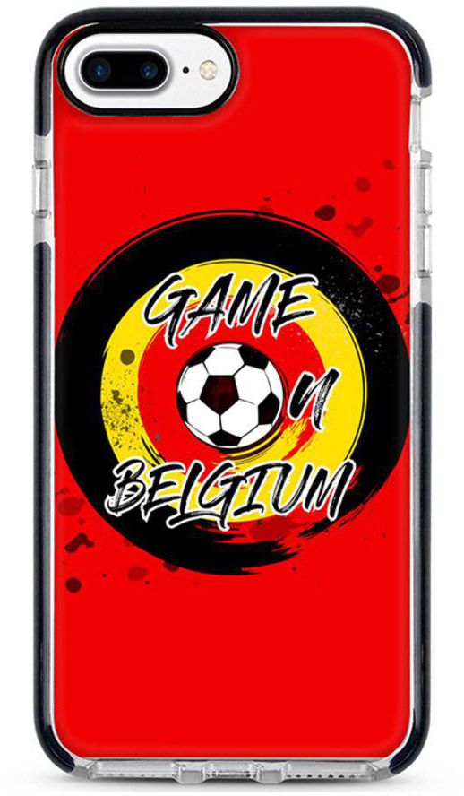 Protective Case Cover For Apple iPhone 7 Plus Game on Belgium Full Print