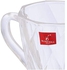 Blinkmax Glass Patterned Tea Mug Set, 8 x 9 cm - 6 Pieces