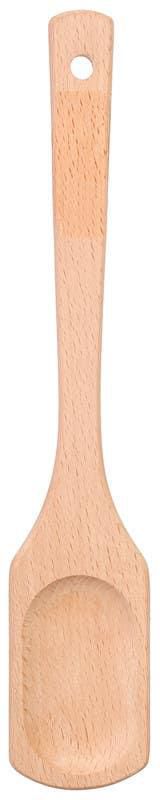 Get Elite beech wood rectangular spoon, 31 cm - Wooden with best offers | Raneen.com
