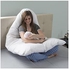 Dubai Gallery Cotton Maternity Pillow Cotton White 120X80Centimeter AMZ-N23669140A