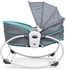 5-in-1 Rocking Chair with Vibration Unit, Multifunction Bed - Green.