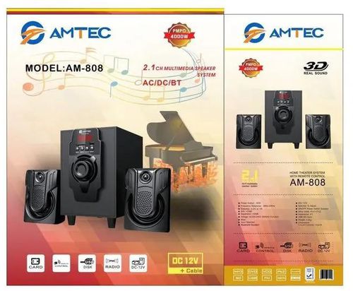 Amtec AM-808 Sub-woofer System 2.1CH BT/FM