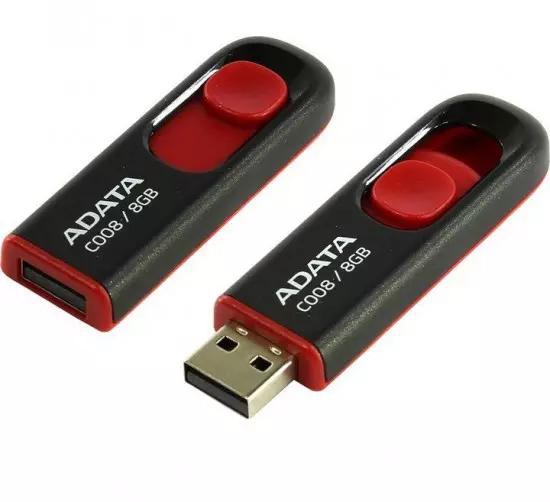 ADATA C008/8GB/USB 2.0/USB-A/Red | Gear-up.me