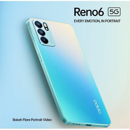 OPPO OPPO Reno6 5G - 6.4-inch 128GB/8GB Dual SIM Mobile Phone - Aurora