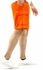 Chertex Men's Melton Shorts -orange