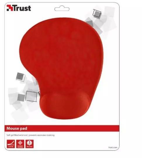 TRUST BigFoot Pad Gel Mouse Pad - red | Gear-up.me