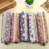 Generic 2 Pcs Creative Pastoral Style Floral Roll Pen Pencil Case Bag For School Stationery Office Supply, Random Color Delivery