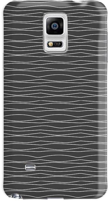 Stylizedd Samsung Galaxy Note 4 Premium Slim Snap case cover Matte Finish - Squiggly Lines