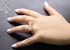 3Diamonds Wedding Ring For Women Gold Plated