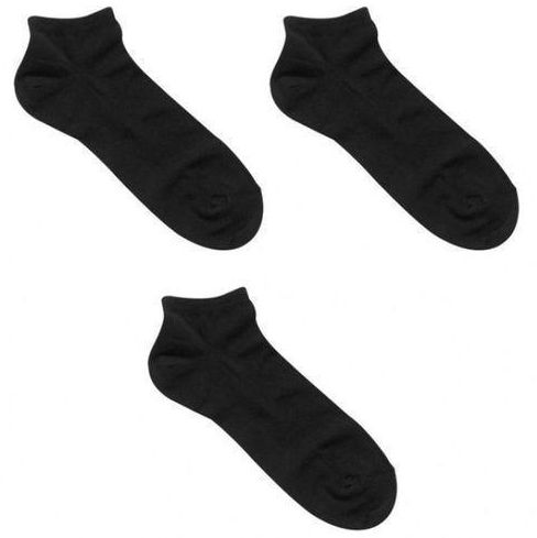Socks - Men's Ankle Socks - 3 Pairs - Black