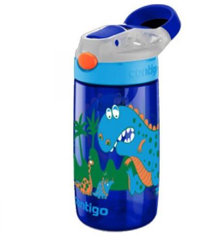 Contigo Gizmo Flip Autospout Water Bottle - 420 ml (Dinosaur)