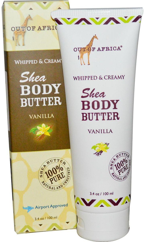 Out of Africa, Shea Body Butter, Whipped & Creamy, Vanilla, 3.4 oz (100 ml)