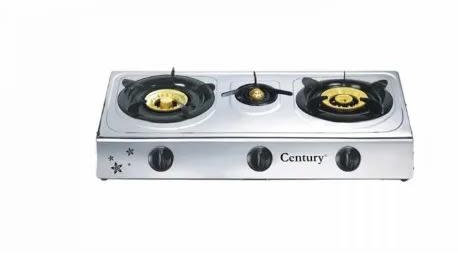 Gas Stove-3-gas Burner- Stainless Steel