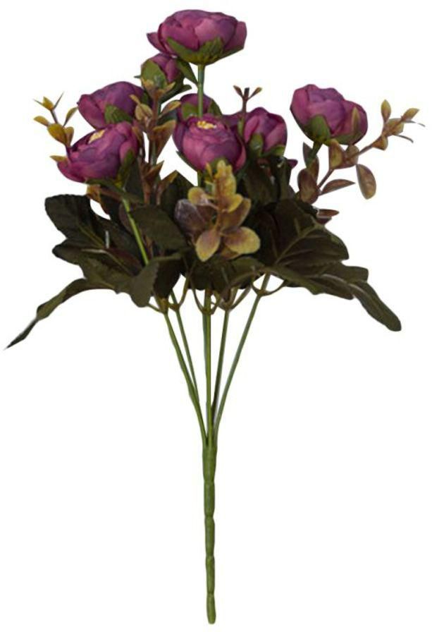 Decorative Artificial Flower Purple/Green/Yellow