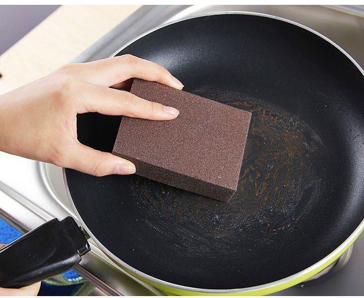 Gdeal Emery Sponge Descaling Cleaning Sponge Bottom Rust Magic