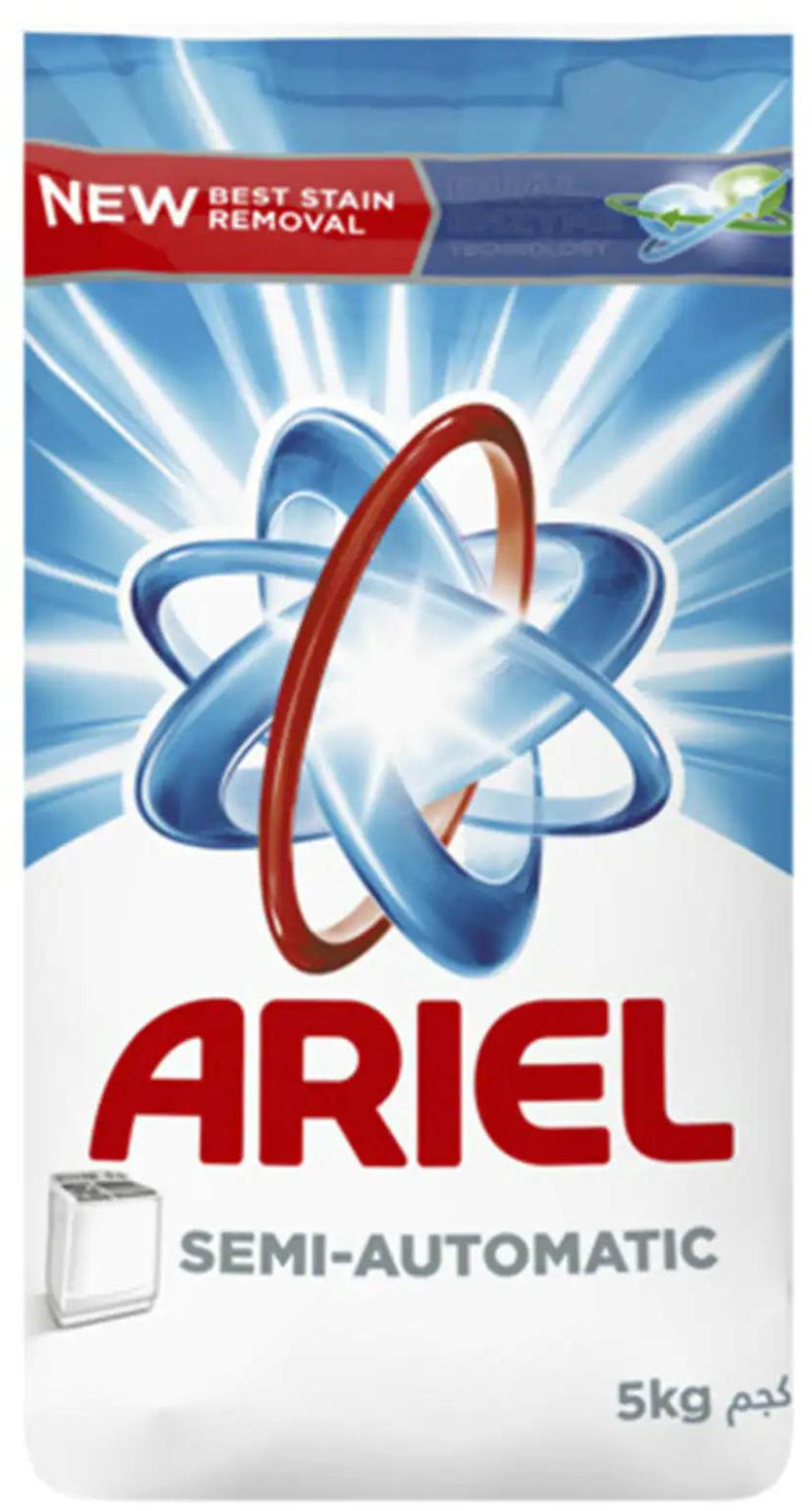 Ariel concentrated Laundry powder detergent original scent 5 Kg