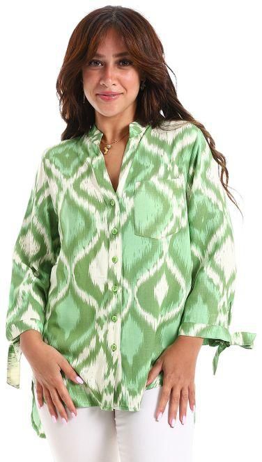 Coctail Casual Blouse-5581-green