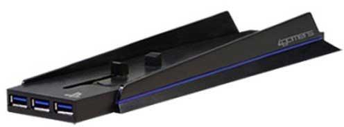 Licensed Playstation PS4 V-Stand and USB Hub - Black