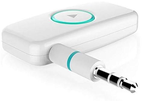 Forge Doosl DSER102 Portable Wireless Bluetooth Receiver & FM Transmitter - White