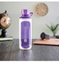 زجاجة مياه من البلاستيك أرجواني/ شفاف 630مل