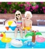 6-Pack Inflatable Drink Holder, Kids Pool Cute Toys Floating Coasters, Swimming Accessories Set Pool Floating Toys, Perfect for Summer Pool Parties