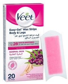 Veet Hair Removal Cold Wax Strips Normal Skin 20 pcs