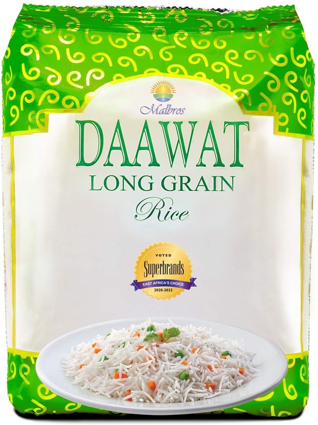 Malbros Daawat Long Grain Rice 2Kg