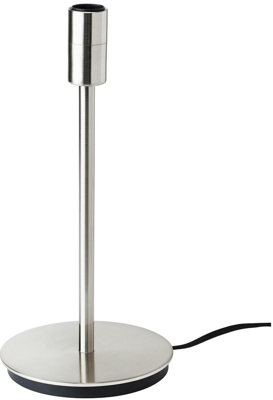 SKAFTET Table lamp base - nickel-plated 30 cm
