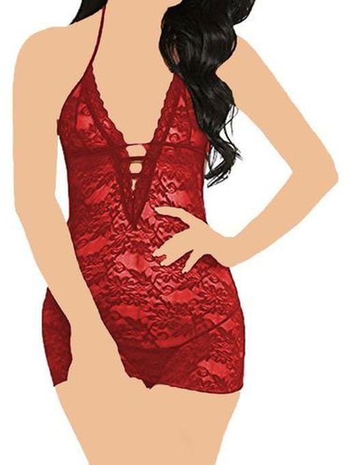 Elnada Lingerie And Homewear Free Size Red 2029