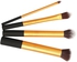 Real Techniques 01403-Gold Make Up 4 Piece Brush Set