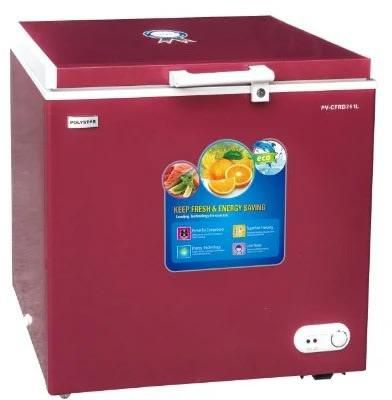 150l Fast Freezing Chest Freezer - Pv-cfrd261 - Red