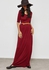 Tie Back Belted Maxi Dress