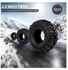 4-Piece Tire Set For Rock Axial Wraith RR10 TRX-4 RC Rock Crawler Jeep 125 millimeter