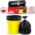 Shalimar Premium OXO - Biodegradable Garbage Bags (Medium) Size 48 cm x 56 cm 4 Rolls (120 Bags) ( Black Color )