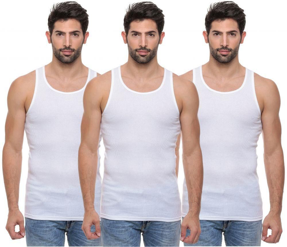 Michael Kors 09M0583-100 3 Pack Undershirt For Men - S, White