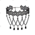Vintage Gothic Chain Lace Pendant Choker Necklace