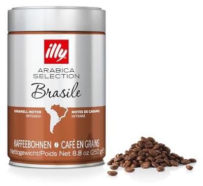 Illy Arabica Selection Brasile Coffee Beans 250G, Brown
