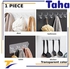 Taha Offer A Magic Hanger Adhesive With 6 Hook Transparent Color 1 Piece