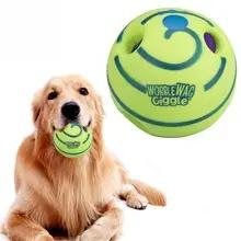 Interesting Ecofriendly Wobble Wag Giggle Ball Dog Play Training With Funny Sound Make Dogs Happy