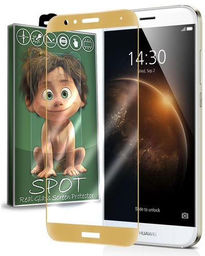 Spot Real Curved Glass Screen Protector for Huawei G8 - Gold