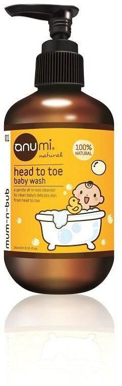 Anumi Head To Toe Baby Wash 250ml