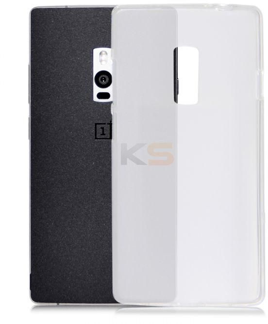 Translucent Soft and Ultrathin Silicone Material Protective Back Cover Case for Oneplus 2/ Oneplus Two-Grey