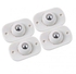 Furniture Self Adhesive Mover - 360 Degree Rotation - Sticky Pulley - 4pcs