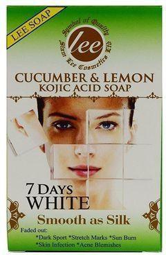 Lee Cucumber & Lemon Soap Kojic Acid Soap, 7days White -160g.