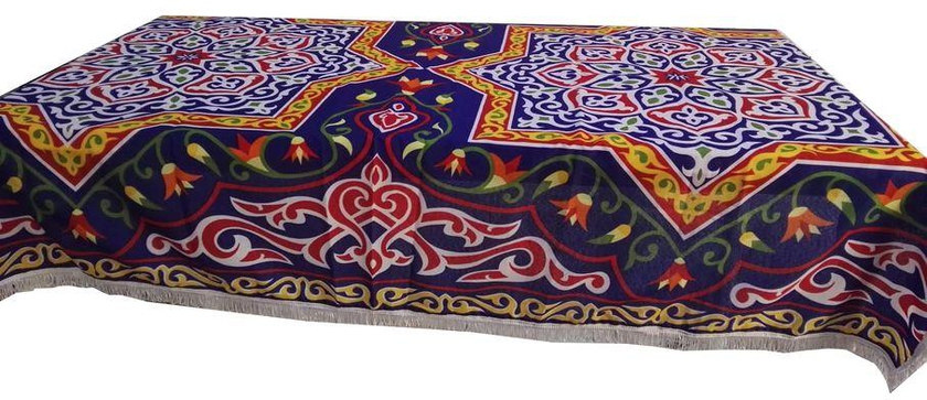 Memories Maker Ramadan Table Cloth With Tassels 200*150 Cm