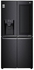 LG 423L Slim French Door Fridge InstaView Door-In-Door, Linear Cooling, Hygiene FRESH+, ThinQ, Matte Black, GR-X29FTQEL