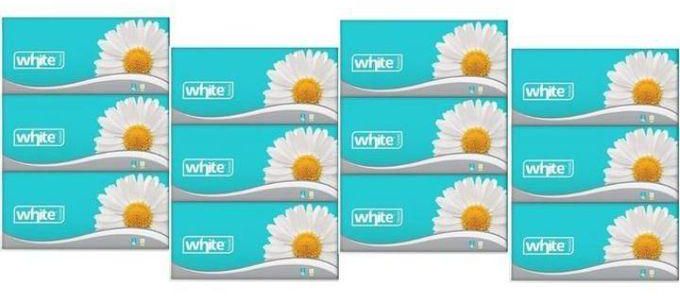 White Mega Pack Tissue Set Consists Of 12 Packages
