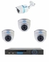 Longse AHD P2P DVR 4 Channels + 3 Indoor 1.3MP Vandal Proof Metal + 1 Outdoor 1MP Water Proof CCTV Camera